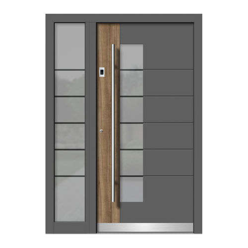 Входная дверь - HA111+ST - DOORS, d.o.o. - из дерева / из алюминия / створчатая