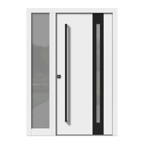 Входная дверь - HA149+ST - DOORS, d.o.o. - из дерева / из алюминия / створчатая