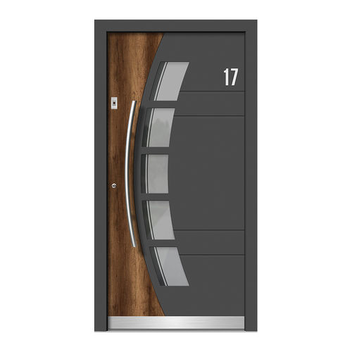 Входная дверь - HA194 - DOORS, d.o.o. - из дерева / из алюминия / створчатая