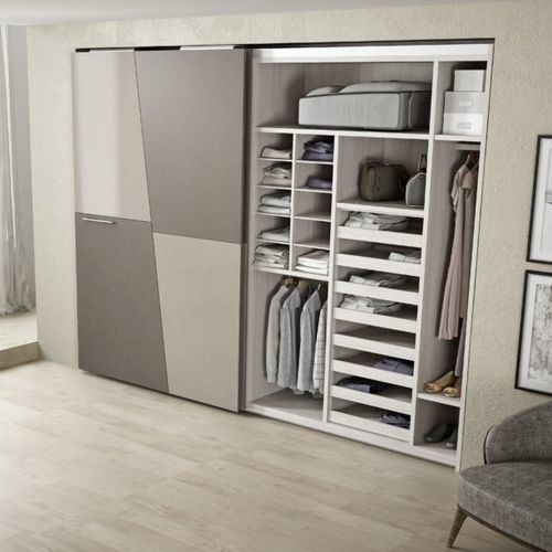 Встраиваемый шкаф для одежды - N1200 - GRUPO STYLO INTERIORISMO SL - современный / из лакированной МДФ / из лакированного стекла