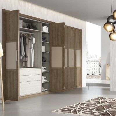 Встраиваемый шкаф для одежды - N450 - GRUPO STYLO INTERIORISMO SL - современный / из стекла / из ламината