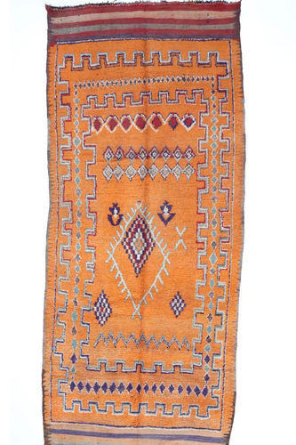 Ковер винтаж - Berber Vintage - MUSMUS RUGS - c геометрическим рисунком / прямоугольный / тканый вручную
