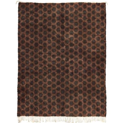 Современный ковер - MUSMUS RUGS - c геометрическим рисунком / из шерсти / прямоугольный
