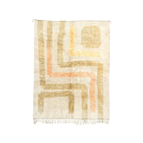 Современный ковер - cream  - MUSMUS RUGS - c геометрическим рисунком / из шерсти / прямоугольный