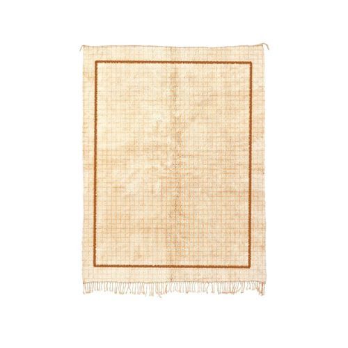 Современный ковер - MUSMUS RUGS - в клетку / из шерсти / прямоугольный