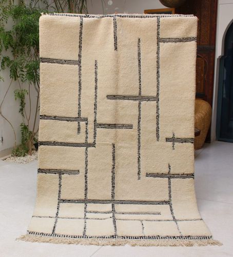 Современный ковер - beni  - MUSMUS RUGS - c геометрическим рисунком / из шерсти / прямоугольный