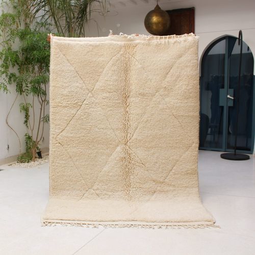 Современный ковер - Beni Ourain - MUSMUS RUGS - c геометрическим рисунком / из шерсти / прямоугольный