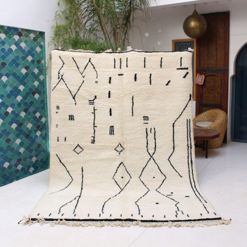 Ковер минималистский дизайн - MUSMUS RUGS - с рисунком / из шерсти / прямоугольный