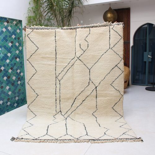 Современный ковер - Beni Ourain - MUSMUS RUGS - с рисунком / из шерсти / прямоугольный