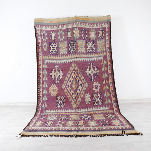 Ковер винтаж - 64-1-3-2-5-6-15-5-1 - MUSMUS RUGS - с рисунком / из шерсти / прямоугольный