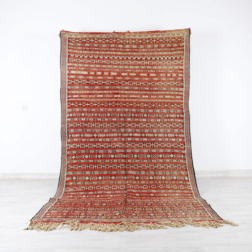 Ковер винтаж - 64-1-3-2-5-6-15-3 - MUSMUS RUGS - с рисунком / из шерсти / прямоугольный