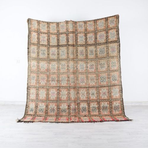 Ковер винтаж - 64-1-3-2-5-6-15-4 - MUSMUS RUGS - с рисунком / из шерсти / прямоугольный