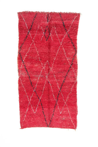 Ковер винтаж - 65 - MUSMUS RUGS - с рисунком / из шерсти / прямоугольный