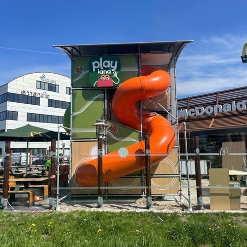 Трубчатая горка - SPI Global Play - поворотная / для общественных учреждений / для коллективной организации