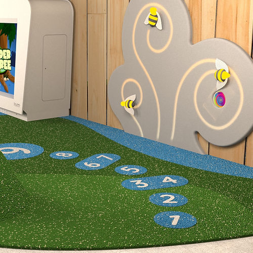 Панель для игр с сенсорным экраном - BEE SWIRL  - Play 9 Studios - из фанеры / из Solid Surface / цифровая