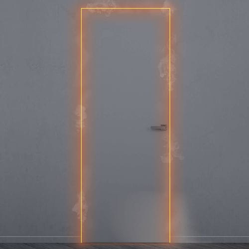Дверь для интерьера - Syntesis EI30 - ECLISSE France - из алюминия / створчатая / современная