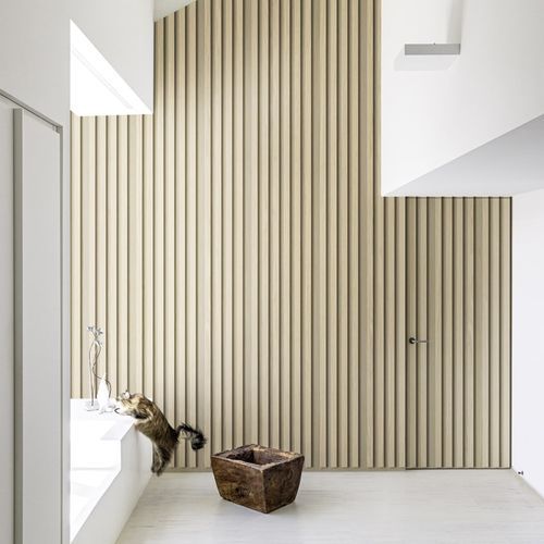 Современный обои - Wooden Stripes - SPAGHETTIWALL - из нетканых материалов / в полоску / имитация дерева