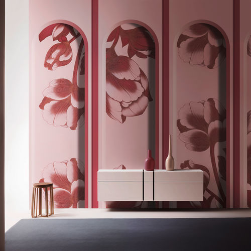Современный обои - Archinfiore - SPAGHETTIWALL - из целлюлозного волокна / из нетканых материалов / в цветочек