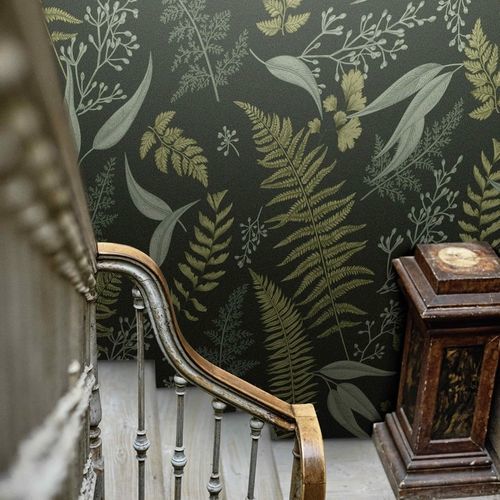 Современный обои - Herbal - SPAGHETTIWALL - из целлюлозного волокна / из нетканых материалов / в цветочек