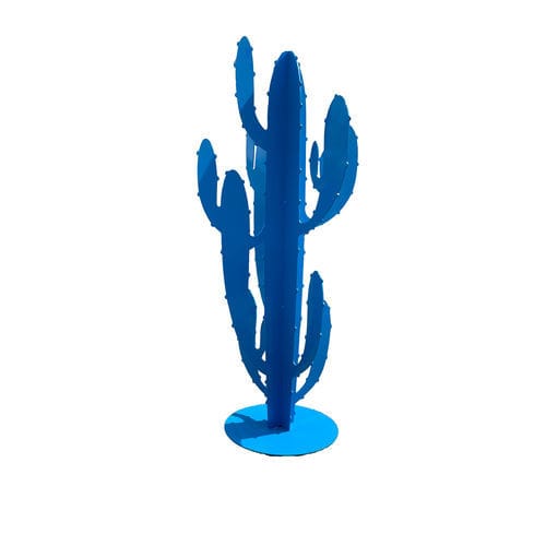 Скульптура из кортеновской стали - Cactus - FBC-TONTON GLOUTON - для наружного применения / напольная / синяя