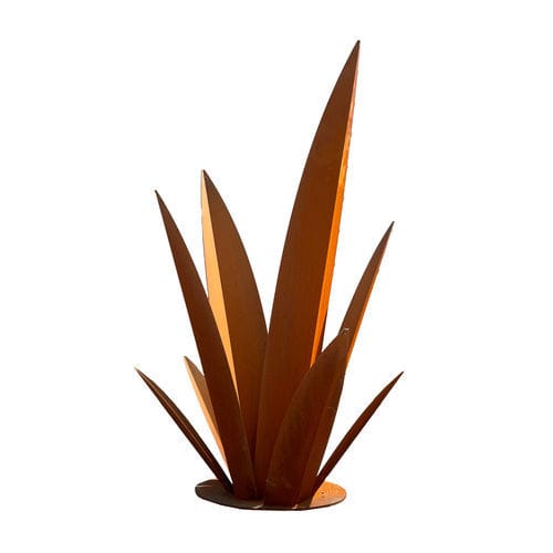 Скульптура из кортеновской стали - Feuille Agave - FBC-TONTON GLOUTON - садовая / напольная / медная