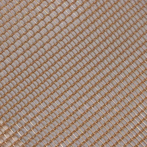 Металлическая сетка из латуни - QKWWD-02 - HEBEI JOINWIN ARCHITECTURAL DESIGN CO.,LTD - из меди / для внутренней компоновки / для облицовки