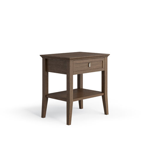 Современный ночной столик - 5460 Gloria - Bordini arredamenti - из фанерованной древесины / из цельной древесины / из ясеня