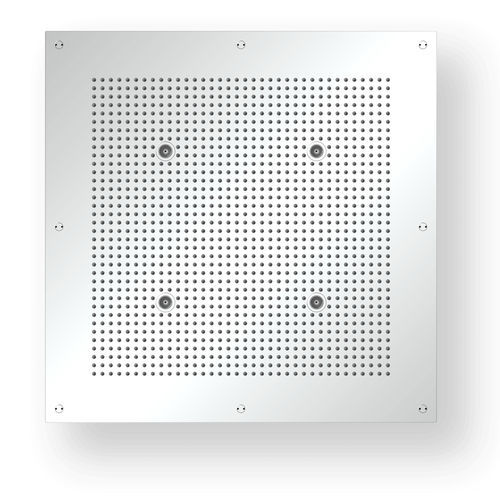 Встраиваемая лейка для душа - R70C1 - AQUAFORM - квадратная / дождь / с хромотерапией