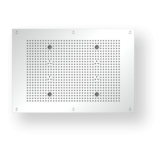 Встраиваемая лейка для душа - R7048C12 - AQUAFORM - прямоугольная / дождь / с хромотерапией