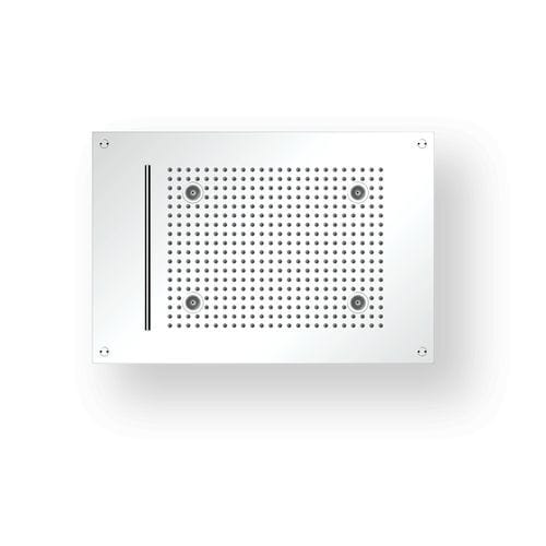 Встраиваемая лейка для душа - R5638C14 - AQUAFORM - прямоугольная / дождь / с хромотерапией