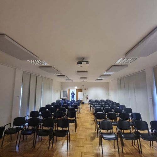 Акустическая панель для потолков - EVENTS - Smartfox - из дерева / из минеральной ваты / из ткани