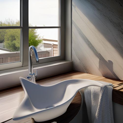 Настольная раковина - ALTAIR - GUCH DESIGN - из Solid Surface / класса люкс / ручной работы