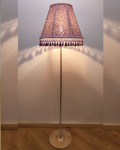 Напольная лампа - Berlin 10 - DelightLamps - из бронзы / из ткани / в викторианском стиле