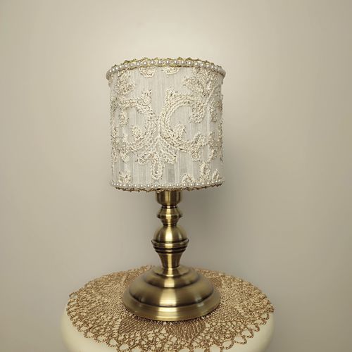 Настольная лампа - Male 03 - DelightLamps - из латуни / в викторианском стиле / проводная