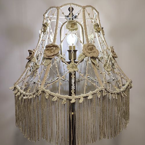 Классический абажур - Dallas 04 - DelightLamps - из шелка / из акрила / ручной работы