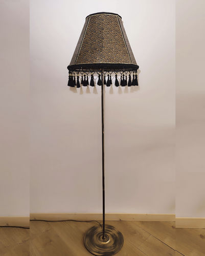 Напольная лампа - Vienna 04 - DelightLamps - из металла / из ткани / в викторианском стиле