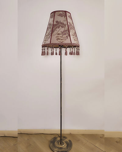 Напольная лампа - New Delhi 03 - DelightLamps - из металла / из ткани / в викторианском стиле