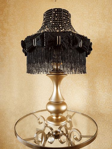 Настольная лампа - Bismarck 02 - DelightLamps - из металла / из ткани / классическая