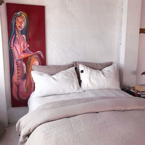 Постельное белье из льна - MAUVE COMPLETE - dELENZO LINEN FROM EUROPE S.L