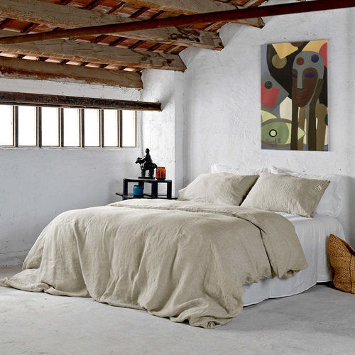 Чехол для теплого одеяла из льна - RUSTIC NATURAL - dELENZO LINEN FROM EUROPE S.L - однотонный