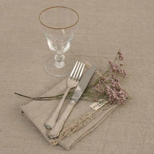 Столовая салфетка к ужину - MARRAKECH - dELENZO LINEN FROM EUROPE S.L - из льна / однотонная / бытового применения