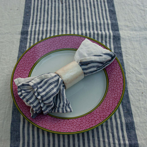 Столовая салфетка из льна - TAORMINA - dELENZO LINEN FROM EUROPE S.L - в полоску / для организации мероприятий / для гастрономического ресторана