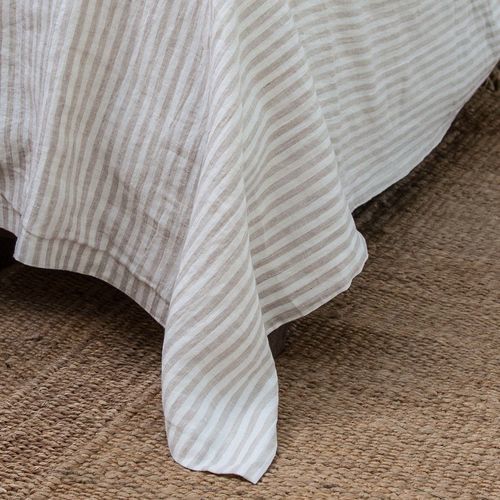 Простынь из льна - TABARCA - dELENZO LINEN FROM EUROPE S.L - набивное / моющееся