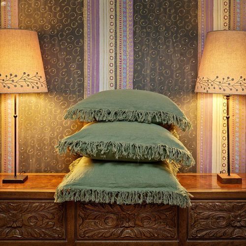 Подушка для дивана - MARRAKECH - dELENZO LINEN FROM EUROPE S.L - для кровати / для внутреннего применения / прямоугольная