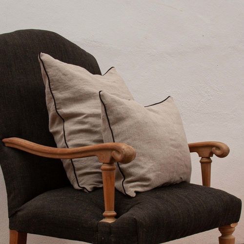 Подушка для дивана - NATURAL CLASSIC - dELENZO LINEN FROM EUROPE S.L - для стула / для кровати / для внутреннего применения