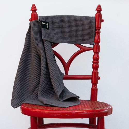 Банное полотенце из льна - GRAY WAFFLE TOWELS - dELENZO LINEN FROM EUROPE S.L - для профессионального использования / персонализированное