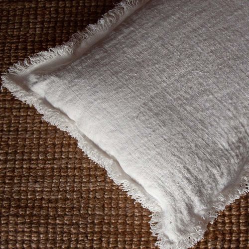 Подушка для дивана - FORMENTERA - dELENZO LINEN FROM EUROPE S.L - для кровати / для внутреннего применения / квадратная