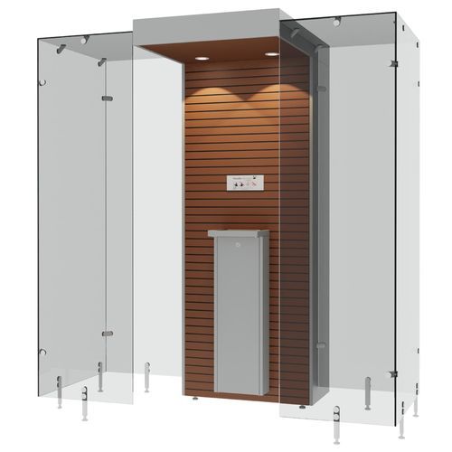 Кабина для курильщиков для помещений - SMOKE SOLUTION SP110 - Longhi Air - с HEPA-фильтром / открытая / полуоткрытая
