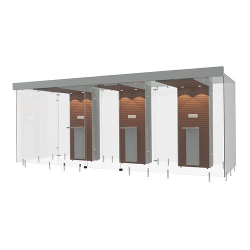 Кабина для курильщиков для помещений - SMOKE SOLUTION 3SP200 - Longhi Air - с HEPA-фильтром / открытая / полуоткрытая