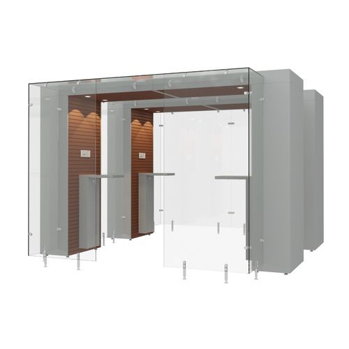 Кабина для курильщиков для помещений - SMOKE SOLUTION 2SP AREA 3.2 M - Longhi Air - с HEPA-фильтром / полуоткрытая